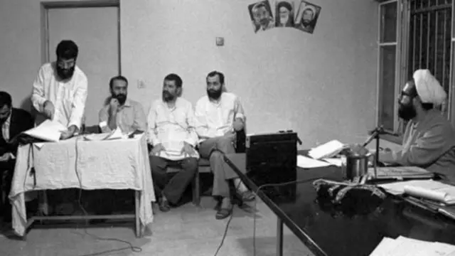 محمدی ری شهری در دادگاه صادق قطب زاده/ عکس از آلفرد یعقوب زاده