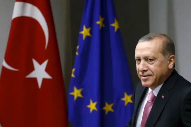 Турецкий лидер Реджет Тайип Эрдоган