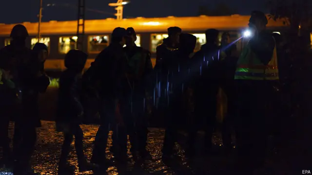 беженцы на границе 