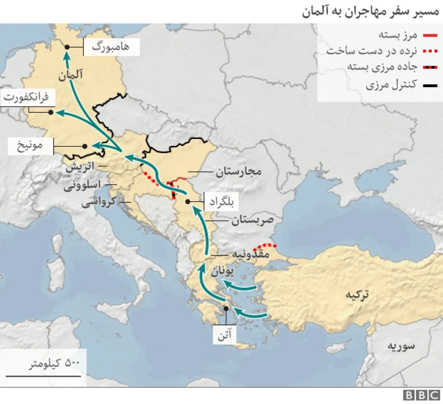 مجارستان یکی از شاه‌راه‌های مهاجران برای رسیدن به غرب اروپا است