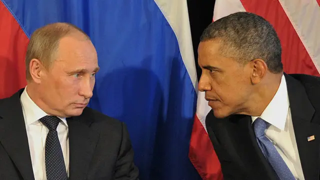 Vladimir Putin y Barack Obama
