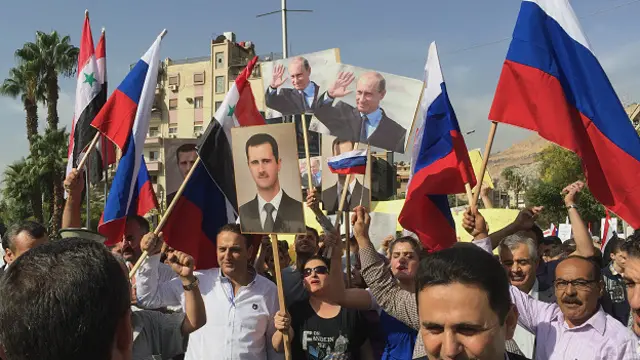 Marcha a favor de Putin