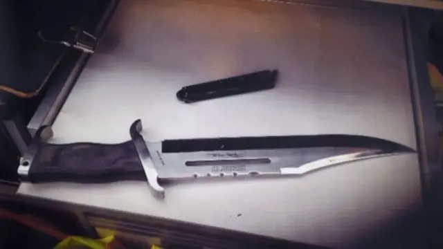 Ніж, яким поранили кандидата