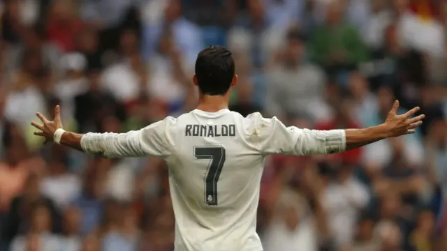 رونالدو بعد از شکستن رکورد رائول