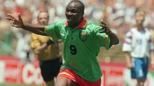 روژه میلا بعد از بازکردن دروازه روسیه در جام جهانی ۱۹۹۴