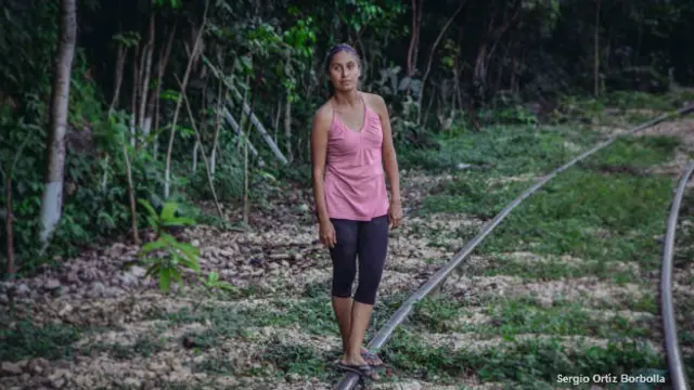 Migrante centroamericana