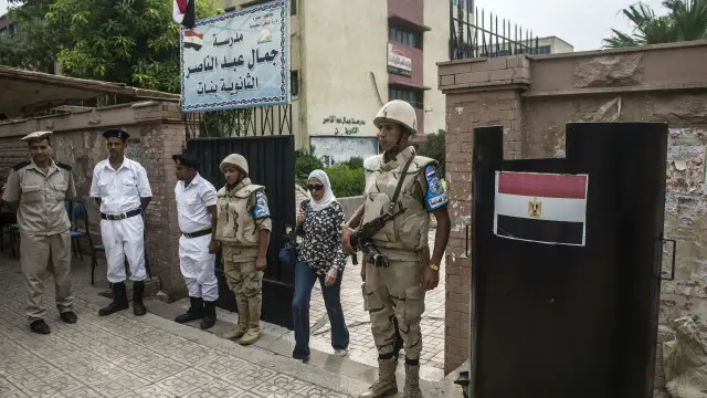 الجيش والشرطة المصريان يؤكدان تأمين الانتخابات.