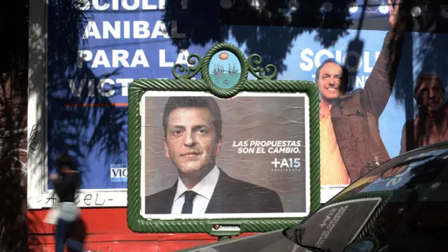 Afiche de Sergio Massa