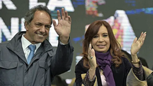 Daniel Scioli y Cristina Fernández de Kirchner