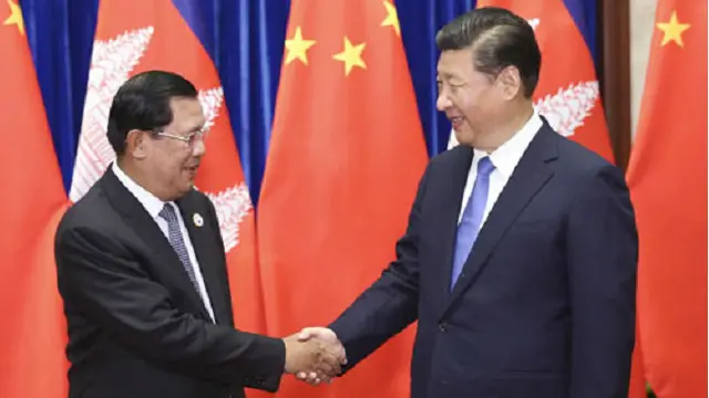 Ông Hun Sen đã hội kiến chủ tịch Trung Quốc Tập Cận Bình hôm 15/10