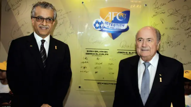 Sheikh Salman dan Sepp Blatter