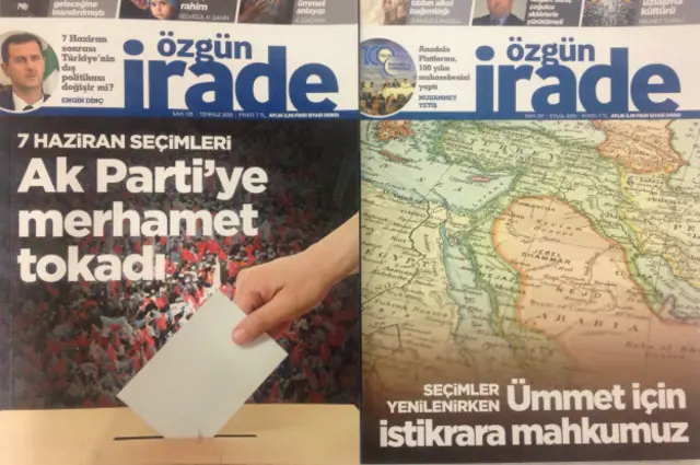 AKP'yi destekleyen Özgün İrade dergisi 7 Haziran seçim sonuçlarını 'merhamet tokadı' olarak yorumlamıştı.