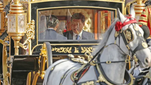 中國國家主席習近平訪英第一天