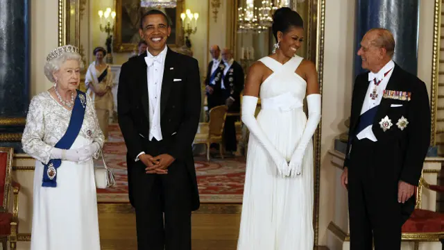 ओबामा संग महारानी