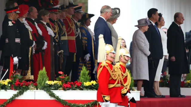 Церемония встречи президента Китая