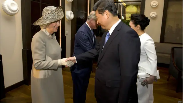 中國國家主席習近平訪英第一天