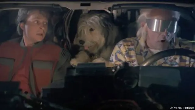 Кадры из фильма "Назад в будущее 2"