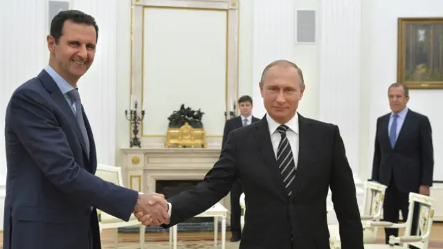 صدر اسد اور صدر پوتن کے درمیان ماسکو میں 20 اکتوبر کو ملاقات ہوئی تھی