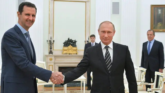 الأسد شكر الشعب والحكومة الروسيين "على دعم وحدة سوريا وسيادتها"