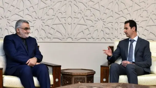 Dəməşqdə İran parlamentinin Xarici siyasət və dövlət təhlükəsizliyi komitəsinin rəhbəri Ələddin Börücərdi prezident Əsəd ilə görüşüb.