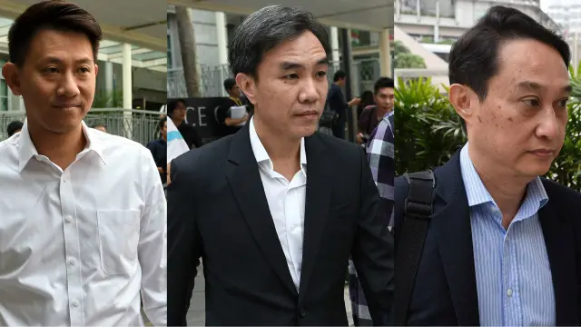 Tan Ye Peng (kiri), John Lam (tengah), dan Chew Eng Han.