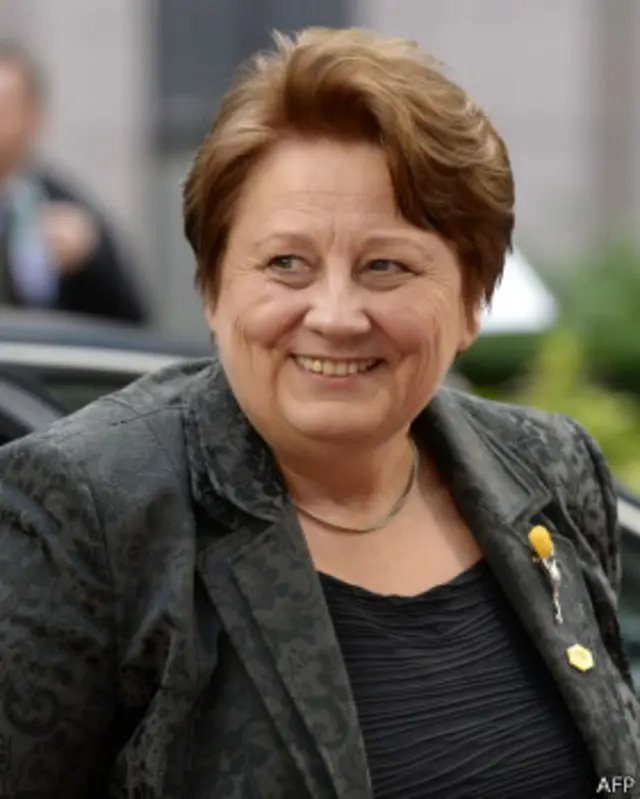 Премьер-министр Латвии Лаймдота Страуюма