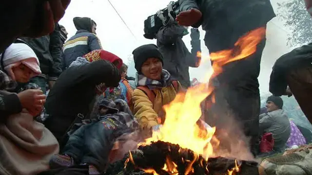 سرد موسم کی شدت تارکینِ وطن کے لیے سب سے بڑا خطرہ ہے