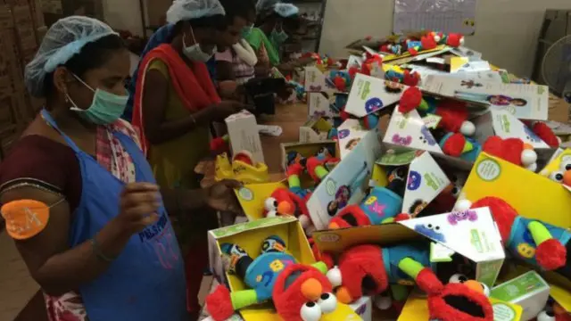 هذه الألعاب صنعت في مصنع بالهند، تابع لشركة صينية وستصدر إلى أمريكا