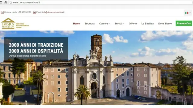 Site da instituição oferece hospedagem