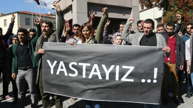 Ankara saldırısının ardından çok sayıda ilde protesto gösterileri düzenlenmişti.