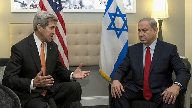 دیدار بین جان کری و بینامین نتانیاهو با هدف یافتن راهی برای پایان دادن به درگیری های اخیر صورت گرفته است