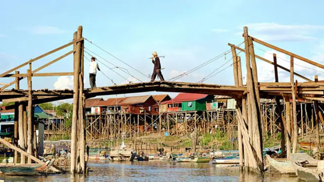 竹制小屋组成的海洋(图片来源:Angela Altus)