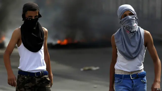 फलस्तीनी प्रदर्शनकारी