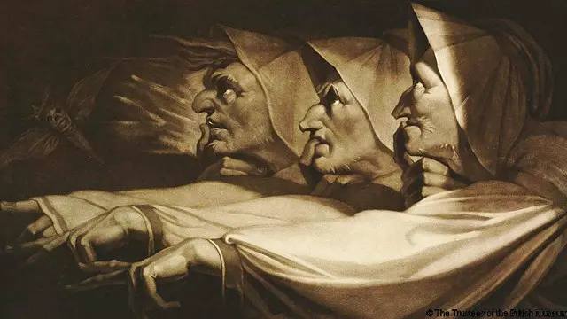 Три відьми-сестри з "Макбета" 1785 р. Колекція Британського музею