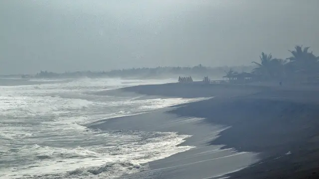 Marejadas en el estado de Colima, México