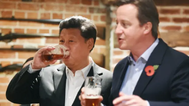 习近平和卡梅伦