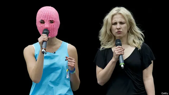 Участницы Pussy Riot