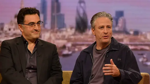 Jon Stewar y Mazier Bahari