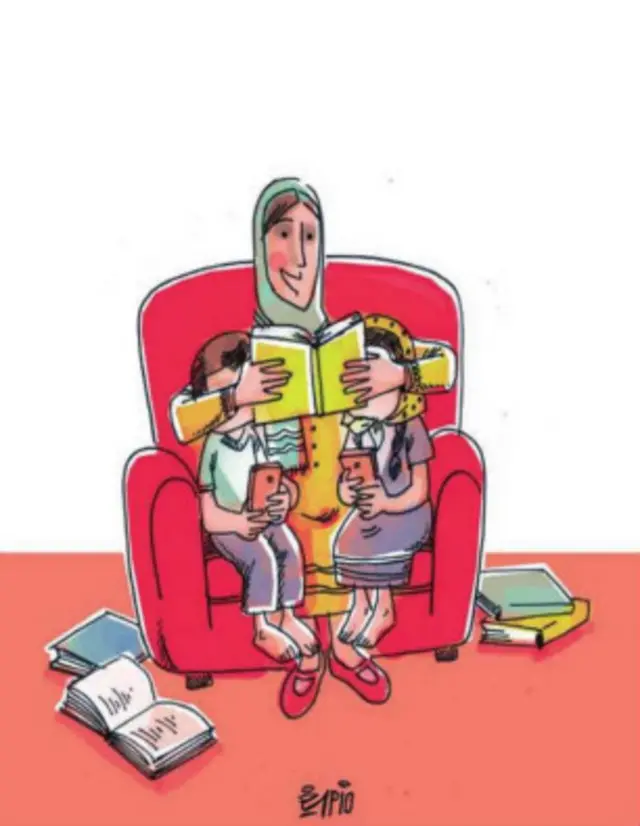 کارتون فیروزه مظفری، فرهیختگان