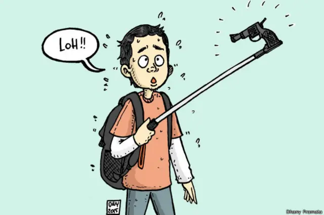 Kamera ponsel, atau..... senjata mematikan?