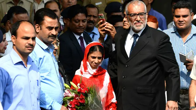 گیتا پیر کی صبح پاکستان سے اپنے ملک بھارت پہنچی ہیں