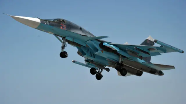 Российский Су-34 в Сирии