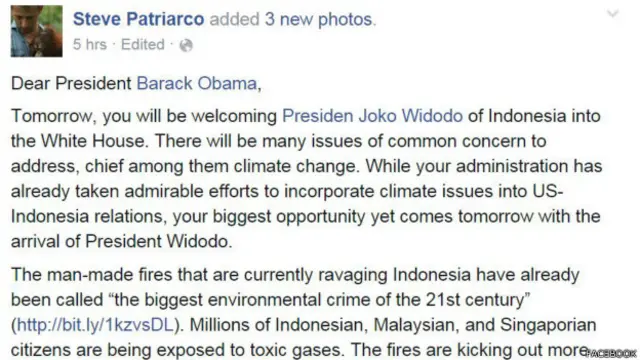 "Saya mendesak Anda untuk melakukan apa yang bisa Anda lakukan untuk melakukan perubahan," kata Steve dalam surat terbukanya.
