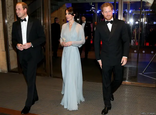 Кейт, Уильям и Гарри