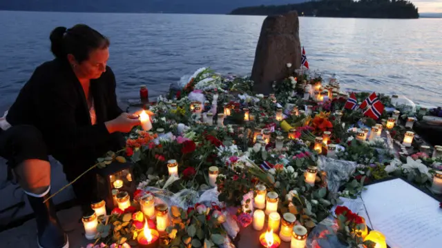 Tributo a las víctimas