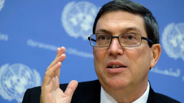 El canciller de Cuba, Bruno Rodríguez