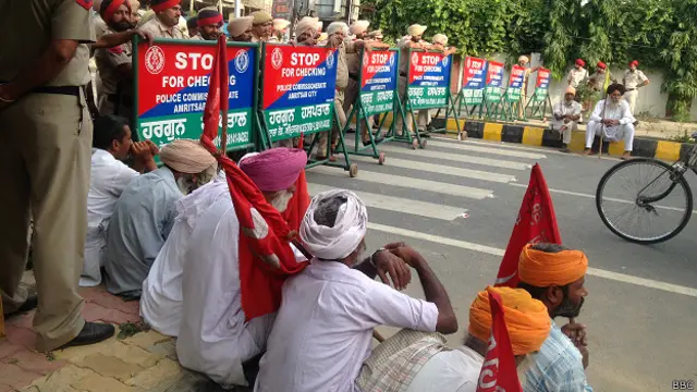 पंजाब किसान प्रदर्शन