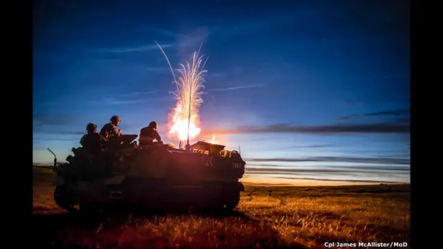 "Минометный залп ночью"