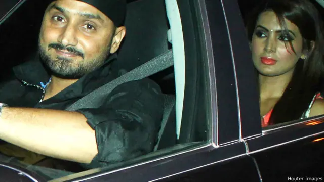 हरभजन सिंह और गीता बसरा 