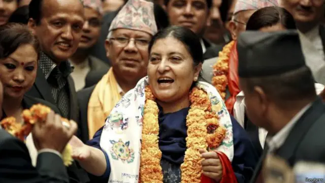 ودیا دیوی کو بطور صدر نیپال کی پارلیمان نے بدھ کی رات کو منتخب کیا ہے